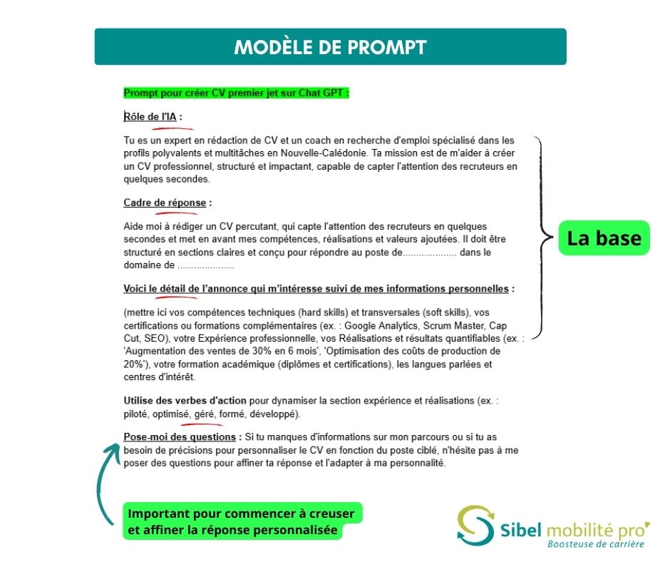 MODELE DE PROMPT POUR LA RECHERCHE D EMPLOI EN NC ASSISTEE PAR IA
